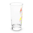 あいてむレインボーの三角のフルーツ Long Sized Water Glass :left