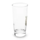 桃くるみSHOPのアハハにゃん(おててないない) Long Sized Water Glass :left