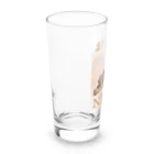 猫のこふくのおっさんNEKO　ニャンだばかやろう Long Sized Water Glass :left