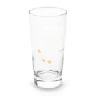 asamuukaの魚釣りをするおこじょくん Long Sized Water Glass :left