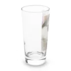 わが家の猫山さん。の猫山さん。はるがきた。 Long Sized Water Glass :left