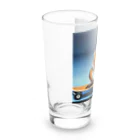 steventshirtsのスケートボードのリス Long Sized Water Glass :left