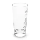 キノコマニアックのかっぱ団(ブラック) Long Sized Water Glass :left