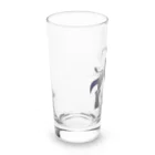 えるくし商店suzuri店の【2周年&新モデル記念】欲秤えるくしグッズ(ロゴ入り) Long Sized Water Glass :left