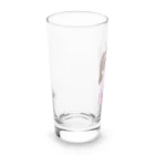 こくうの推しが尊いちゃん(桃色) Long Sized Water Glass :left