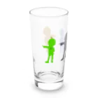 アホ顔ダブルフォース🌍SUZURIのいつものアホ4人 Long Sized Water Glass :left