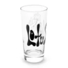 宇宙キャンプのロータス　ハンド　モノトーン Long Sized Water Glass :left