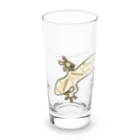 LalaHangeulのJapanese gecko(ニホンヤモリ)　英語デザイン Long Sized Water Glass :left