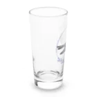 やちよ｜リアル鳥イラストのハシボソガラスさん Long Sized Water Glass :left