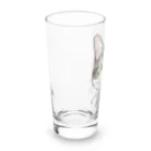 みきぞーん｜保護猫 ミッキー画伯と肉球とおともだちのpopuri Long Sized Water Glass :left