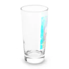 帆波　綾の青髪 Long Sized Water Glass :left