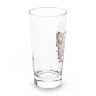 チャリティーグッズ-犬専門デザインのチワワ-チョコタン「I♡CHIHUAHUA」 Long Sized Water Glass :left