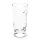 やちよ｜リアル鳥イラストのカモメじゃないよ Long Sized Water Glass :left