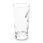 提供 tshopのヒッピーとマイクロバスのローブローアート Long Sized Water Glass :left