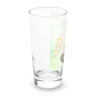 ゆきリンアート【保護猫活動 支援】の花傘ーるびちゃん Long Sized Water Glass :left