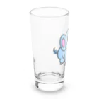 じゅうに（Jyuuni）の0001・青いぞうさん（じゅうにブランド） Long Sized Water Glass :left