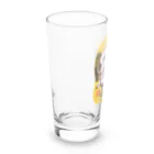 NAMI★HANA屋の日本の妖怪_ぬっぺっぽう＿黄色バック Long Sized Water Glass :left