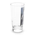田舎の神社の守り神のかみーぬ Long Sized Water Glass :left