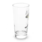 宇寅。のイカ耳にゃんこ Long Sized Water Glass :left