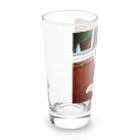 天光のねこ部屋の窓際のプリンちゃん Long Sized Water Glass :left