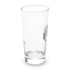 やきぱんのドット絵のねこ（ハチワレ） Long Sized Water Glass :left