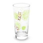 Miiiさんの爽やかライムとウッサ氏 Long Sized Water Glass :left