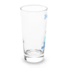 ホワイトドラゴン　タイトくん💙のあなたの夏がいい思い出になりますように Long Sized Water Glass :left