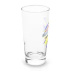 宇寅。の刀と猛禽類イメージのドラゴン Long Sized Water Glass :left