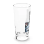 🐾風太🐾のワイルド熊ちゃん Long Sized Water Glass :left