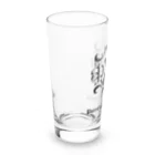 ピュアワン コルセット ワークスのメインロゴ柄 Long Sized Water Glass :left