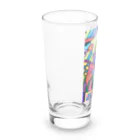 結華の障害者アート 手描きイラスト カラフル Long Sized Water Glass :left