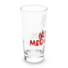 ぷんすこ(♂)のLIFE IS MEOW-TIFUL（黒ラインロゴ） Long Sized Water Glass :left