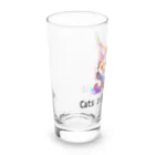 iMaginary Zooの世界の支配者は猫です。 Long Sized Water Glass :left