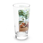 nekousagi*∩..∩の【ロゴ無】①夏のトラミ兄ちゃん Long Sized Water Glass :left