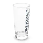 結華の障害者アート 手描きイラスト モノクロ Long Sized Water Glass :left