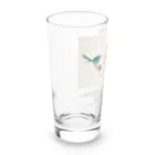 鳥救うSUZURIの『こんなところにオレンジ』【寄付付き商品】 Long Sized Water Glass :left