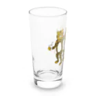 835EMIKOの虎男3匹 Long Sized Water Glass :left