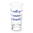 キッズモード某の真夏のスノーマン Long Sized Water Glass :left