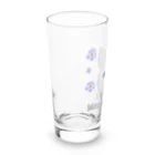 れいにゃん堂&れいにゃあ～と😺のチョークアートの白猫[Magao Neko] Long Sized Water Glass :left