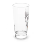 Vasetti_pressの蝶ネクタイをしたフクロウ Long Sized Water Glass :left