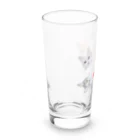 れいにゃん堂&れいにゃあ～と😺のチョークアートのとにかく猫推し😺 Long Sized Water Glass :left