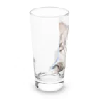 幸運を呼ぶ幸せ丸出しショップの幸運を呼ぶ可愛いネコちゃん Long Sized Water Glass :left