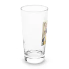 幻想的で創造的の猫にサングラス Long Sized Water Glass :left