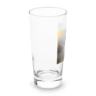 toshiオリジナルshopのフワフワにゃんこのイラストグッズ Long Sized Water Glass :left