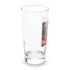 かえぴょんの赤い美味しそうな宇宙 Long Sized Water Glass :left