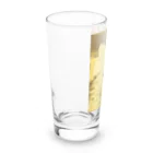 金色猫のキラキラネコ Long Sized Water Glass :left