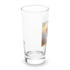 ラッキーマインあべむつきの楽しくて踊っちゃう猫 Long Sized Water Glass :left