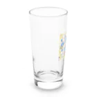 chappytweetyのブルーエンジェルハート♡ Long Sized Water Glass :left