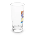 癒されショップのお昼寝ニャンコ Long Sized Water Glass :left