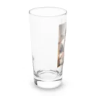 kazu_gのマンチカンを抱く美少女 Long Sized Water Glass :left